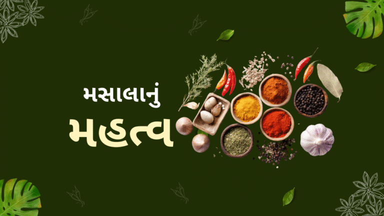 મસાલાનું મહત્વ